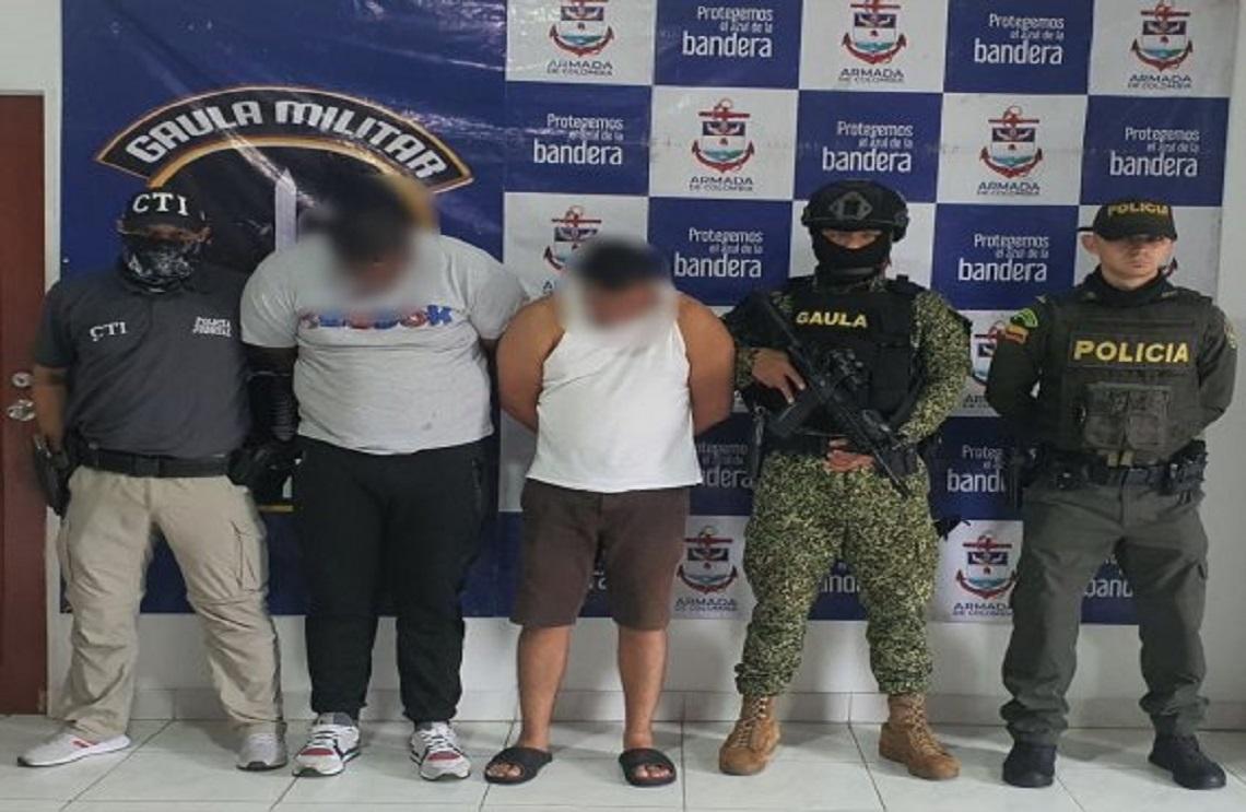 Fuerza Pública captura presuntos extorsionistas del Grupo Delincuencial Organizado La Local