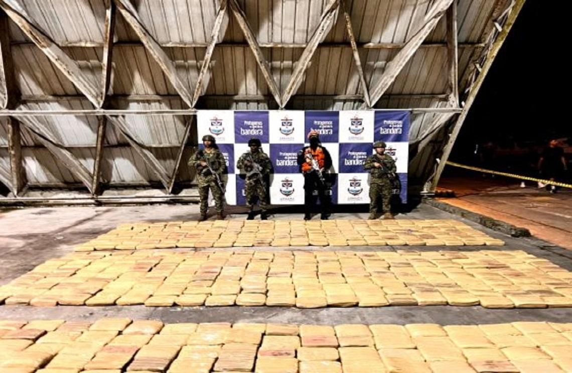Fuerzas Militares incautan marihuana y cocaína avaluada en más de 111 millones de dólares