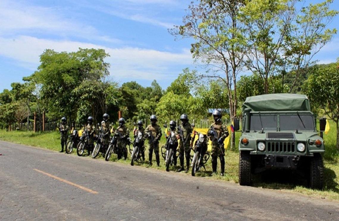 550 soldados custodiarán las vías del departamento de Caquetá durante este puente festivo