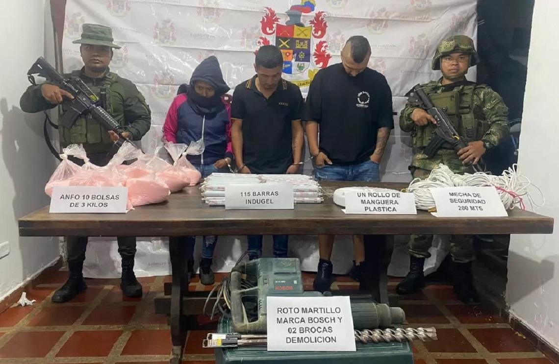 Capturadas tres personas por minería ilegal en los Farallones de Cali