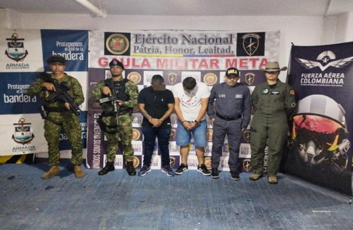 Capturados dos presuntos integrantes de la organización delictiva Erpac