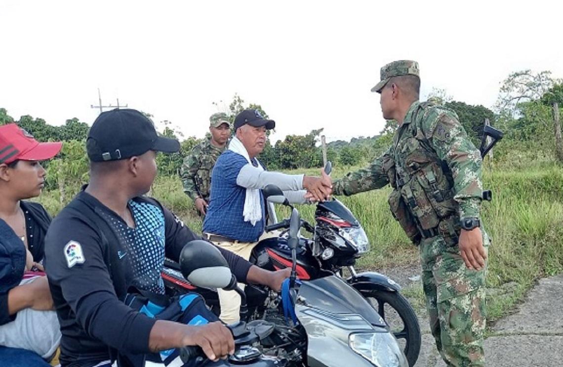 Más de 1.000 soldados custodian las vías del departamento del Putumayo