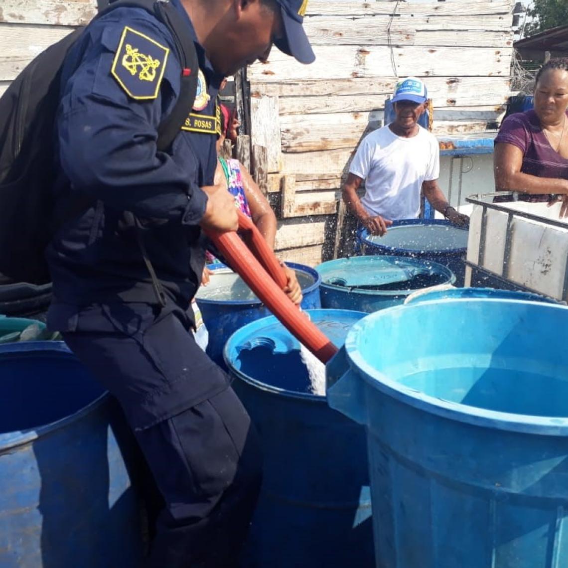 Más de 15.000 pobladores de Bocachica, Tierra Bomba, Punta Arena y Caño de Oro recibirán cerca de 100 mil galones de agua