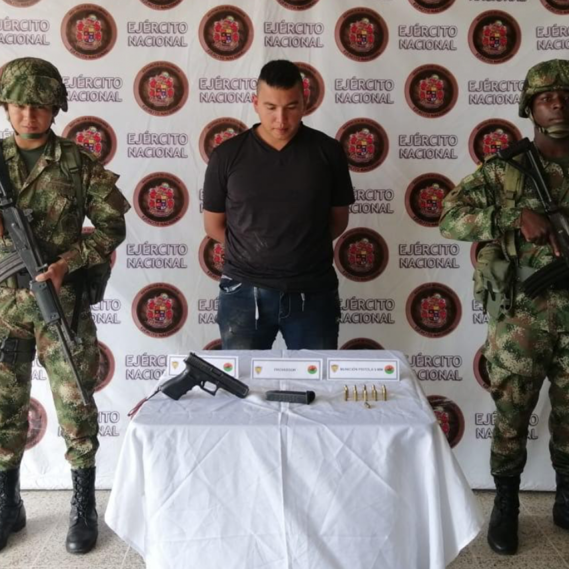 Ejército Nacional captura a dos integrantes del GAO- Eln en Tame, Arauca