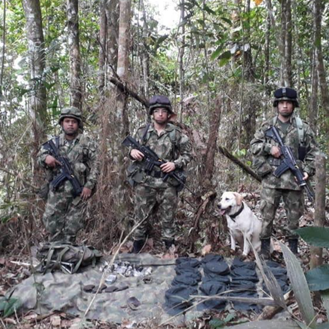 Hallados dos depósitos ilegales y un área minada en zona rural de Caquetá y Meta