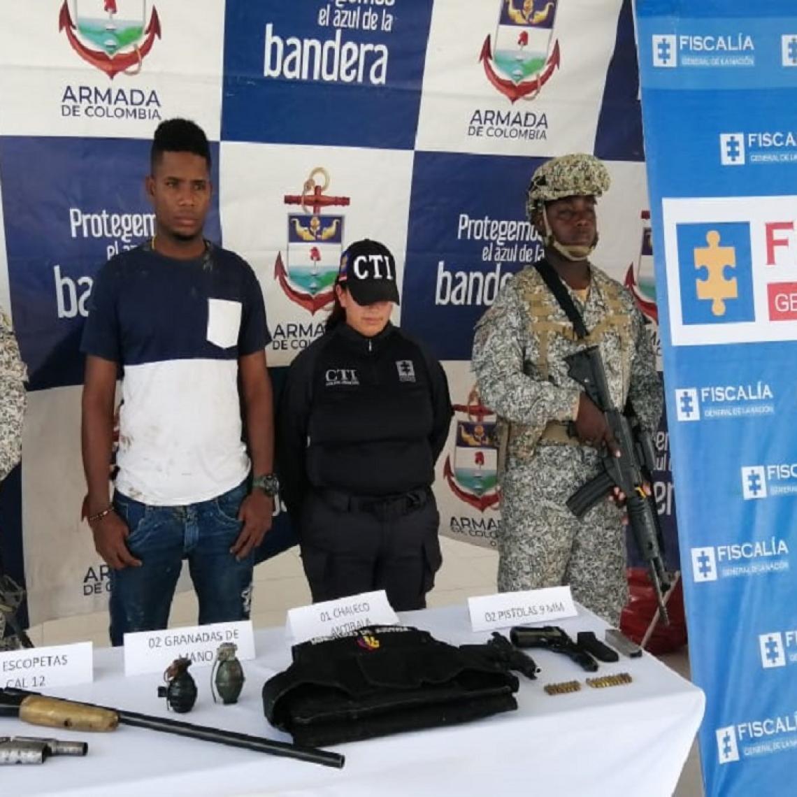 Armada Nacional captura a alias Chachi, segundo cabecilla de la red de apoyo al terrorismo del GAO residual