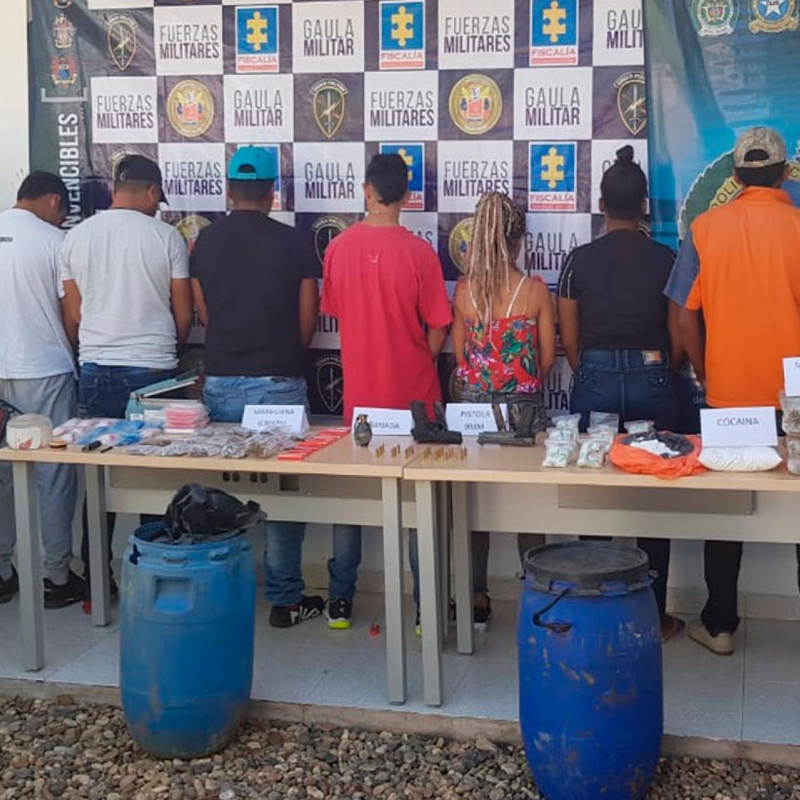 Armada de Colombia y Policía Nacional propinan contundente golpe al Clan del Golfo en Bolívar