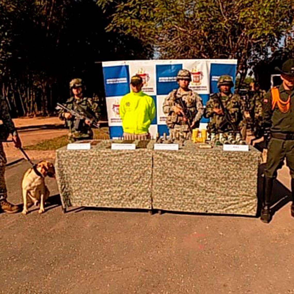 Desmantelado depósito ilegal de material de guerra en el municipio de Inírida, Guainía