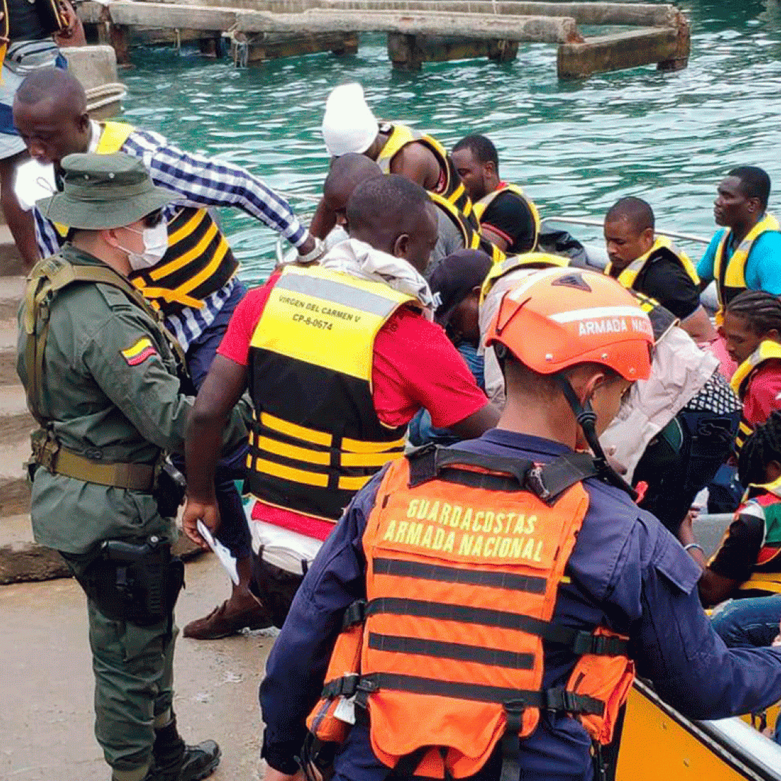 Armada de Colombia continúa salvaguardando la vida de los migrantes en altamar