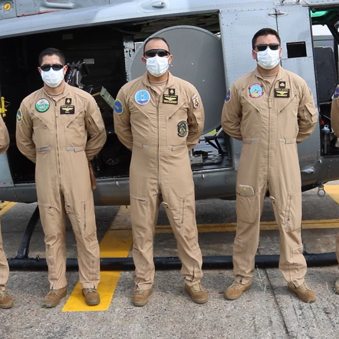 Armada de Colombia realiza perifoneo aéreo en las comunidades fronterizas del putumayo