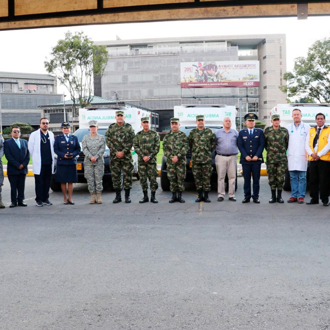 Las Fuerzas Militares adquieren 25 ambulancias para Sanidad Militar a