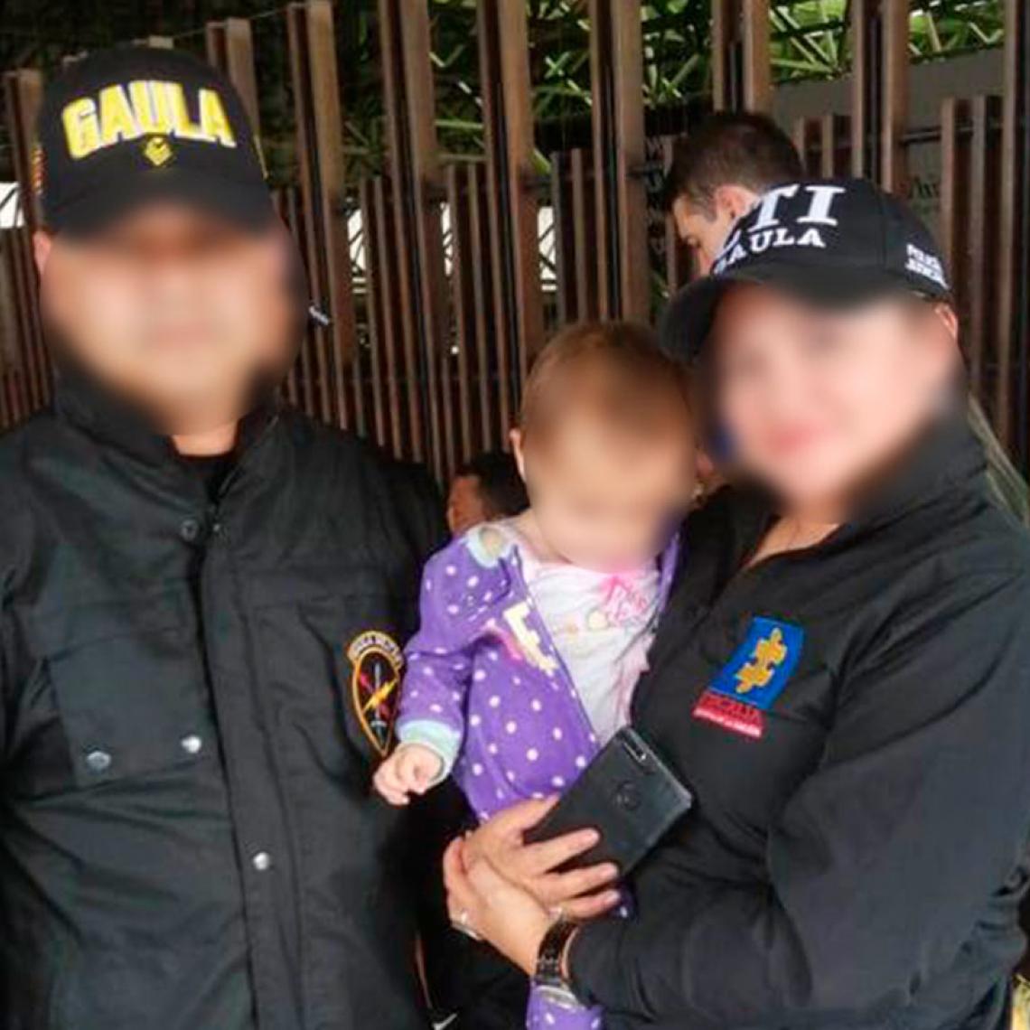 Gaula Militar Cundinamarca rescató a una menor de ocho meses