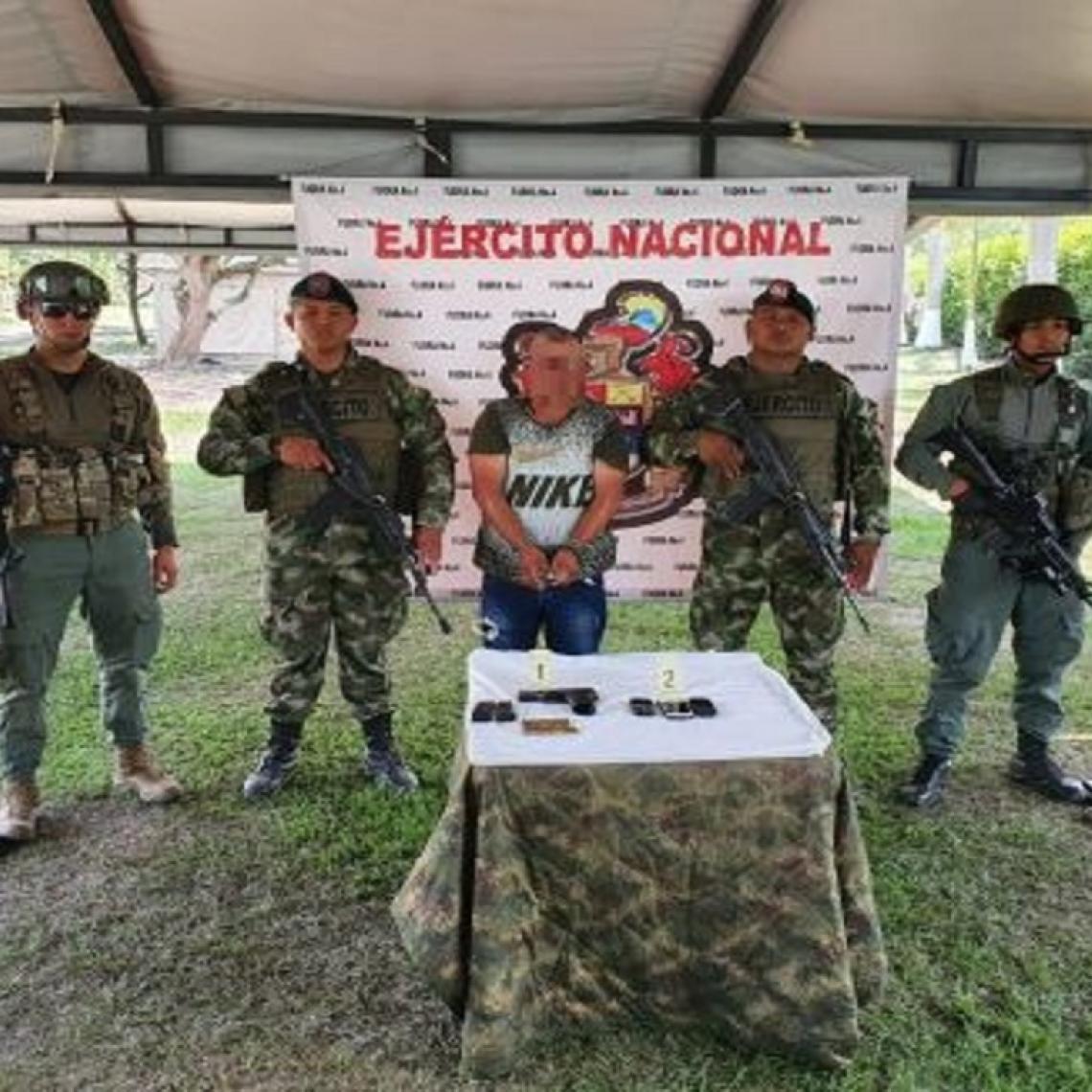 Ejército Nacional captura a alias Canoso, tercer cabecilla del GAO-r Columna Dagoberto Ramos Ortiz
