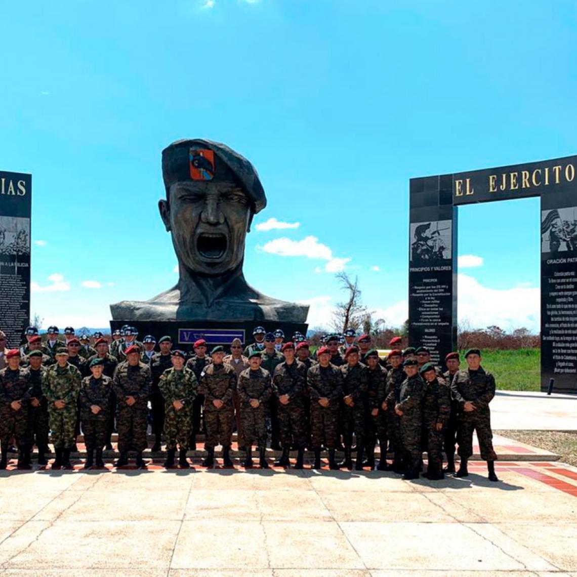 Tolemaida continúa impactando internacionalmente con su entrenamiento militar
