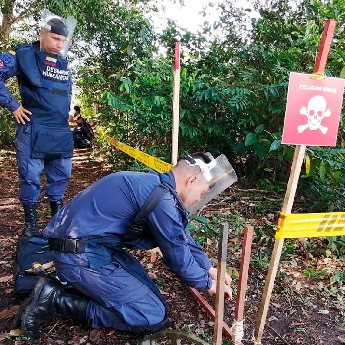 Entregan primera área de La Macarena libre de sospecha de minas antipersonal