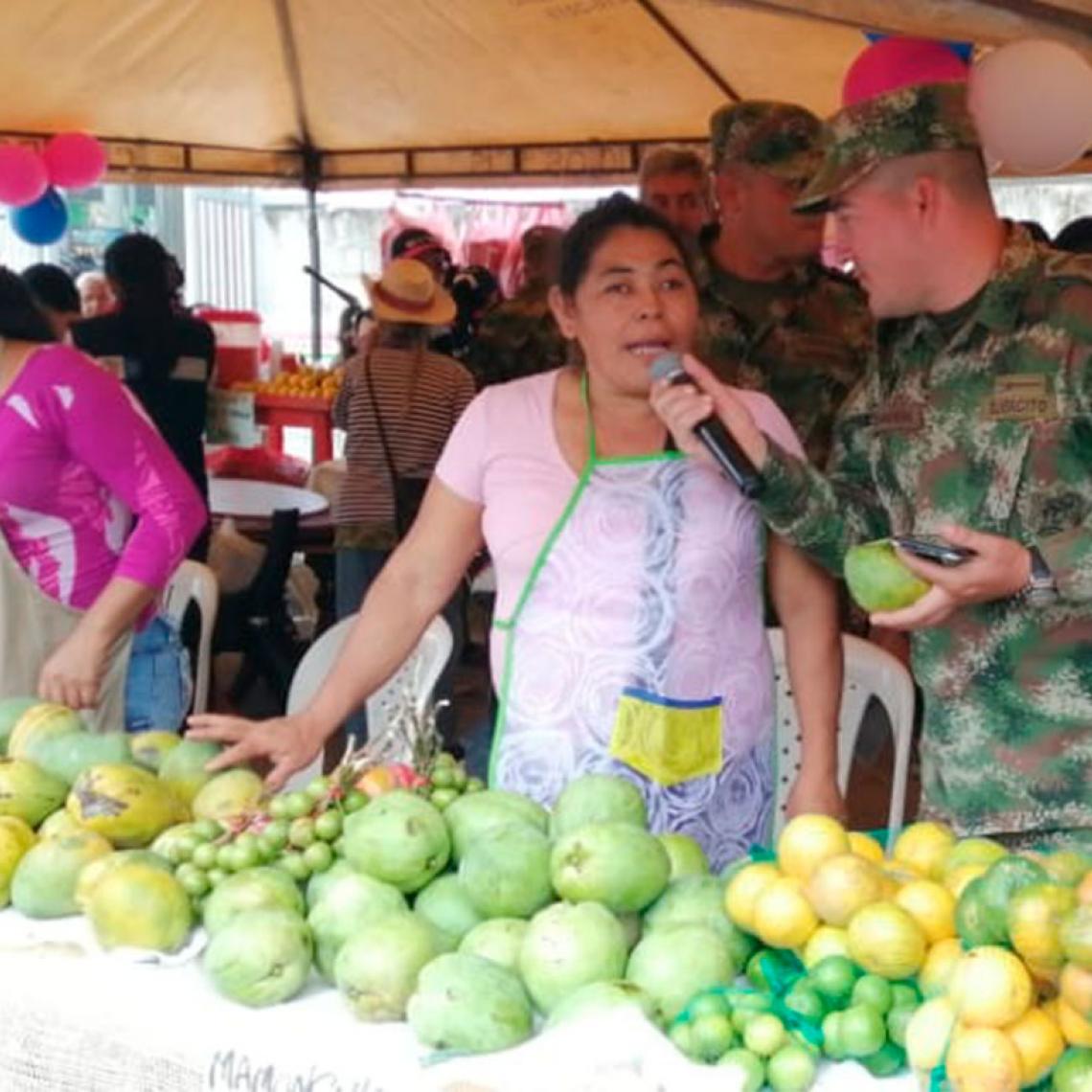 Fe en Colombia apoyó mercado campesino en Chaparral, Tolima, beneficiando a más de 370 familias