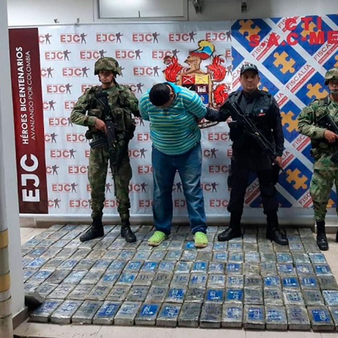 Ejército incauta más de 1.000 millones de pesos en clorhidrato de cocaína al GAO residual