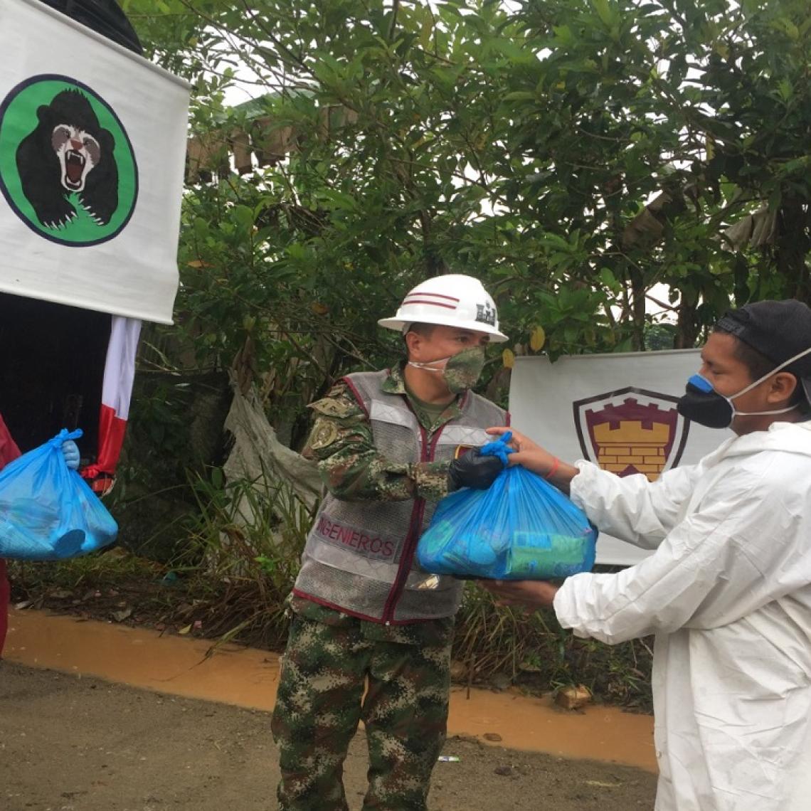 Ejército Nacional trabaja por la prevención y contención del COVID-19 en la Amazonía colombiana