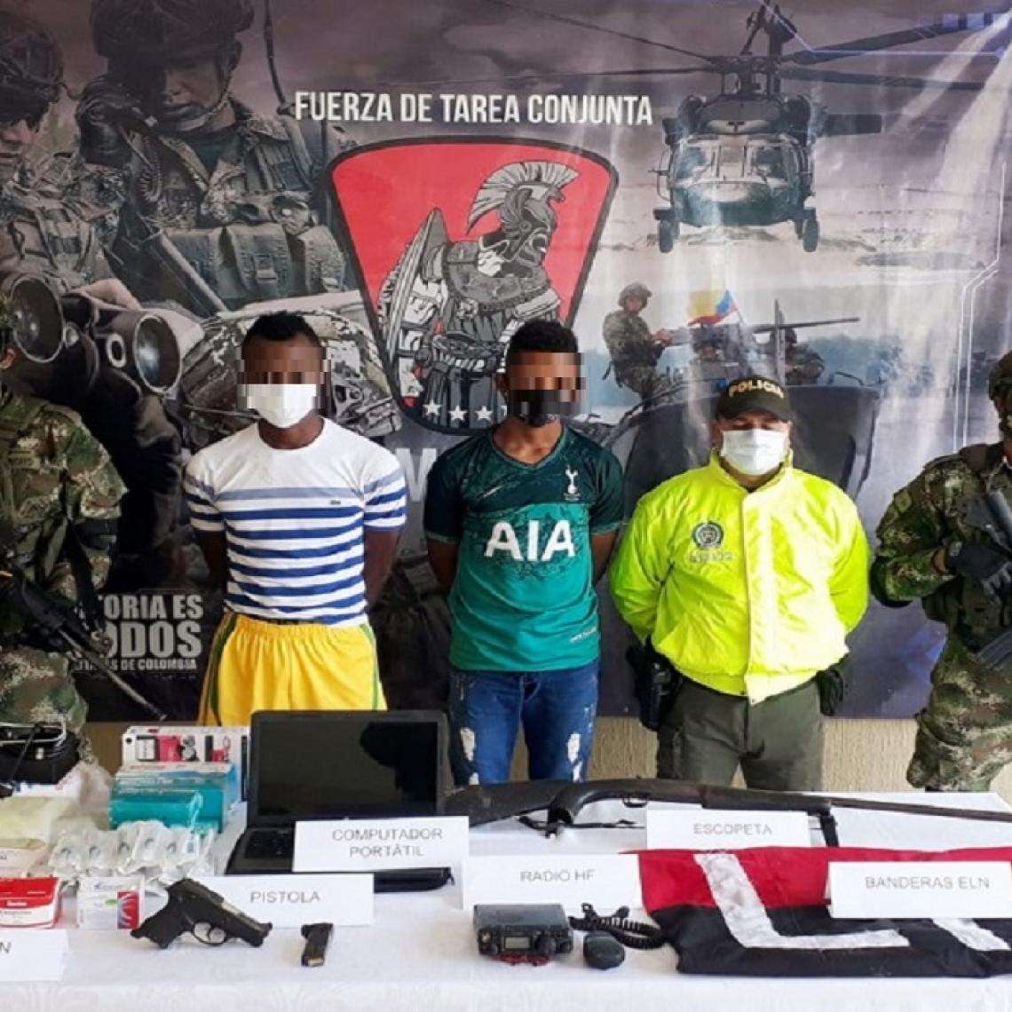 Capturado en Bolívar alias Andrés, segundo cabecilla de un frente del GAO ELN, e integrante del GDO Los Ratones