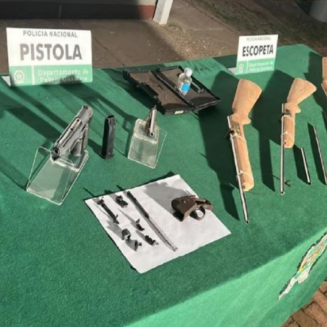 Ejército Nacional, en el Guaviare, desmantela casa donde se fabricaban armas artesanales