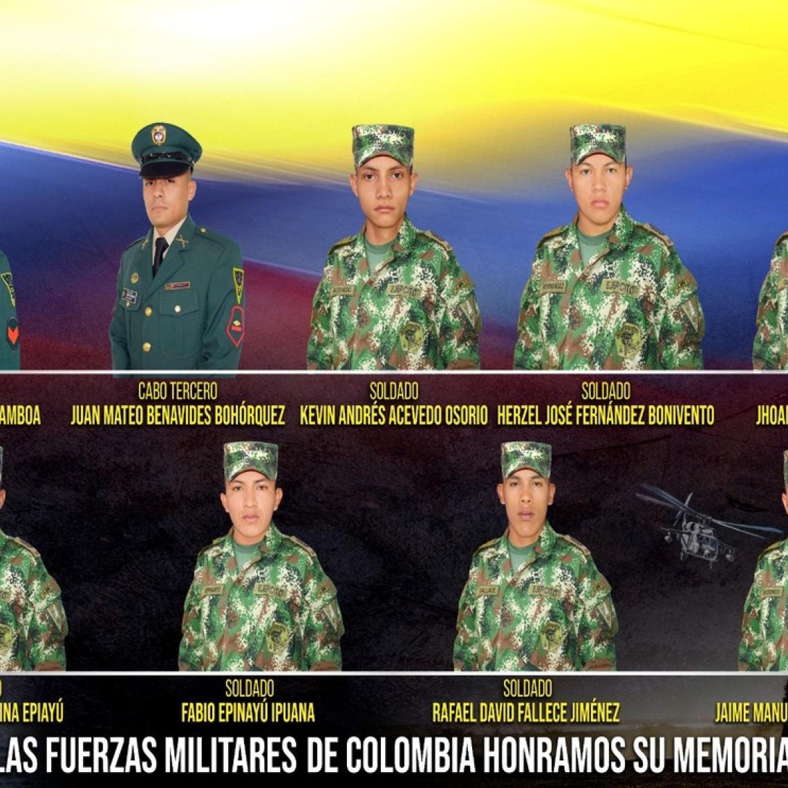 Honor y Gloria militares asesinados en norte de Santander por GAO Eln