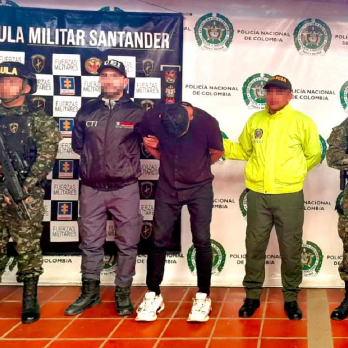 Capturado importante cabecilla urbano del Clan del Golfo, vinculado a 24 homicidios en Barrancabermeja