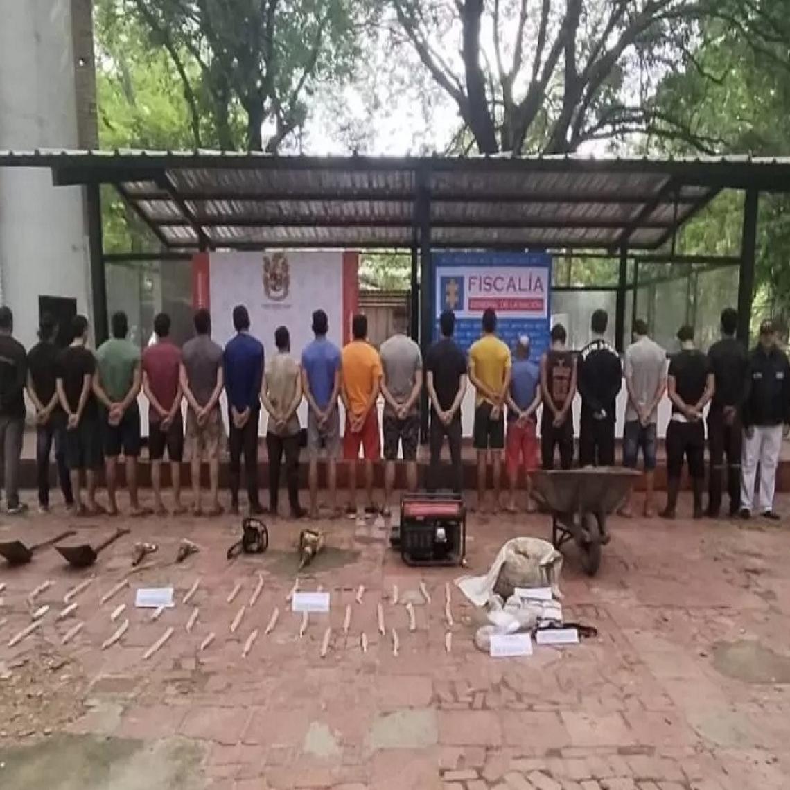 19 personas fueron capturadas por daños a los recursos naturales