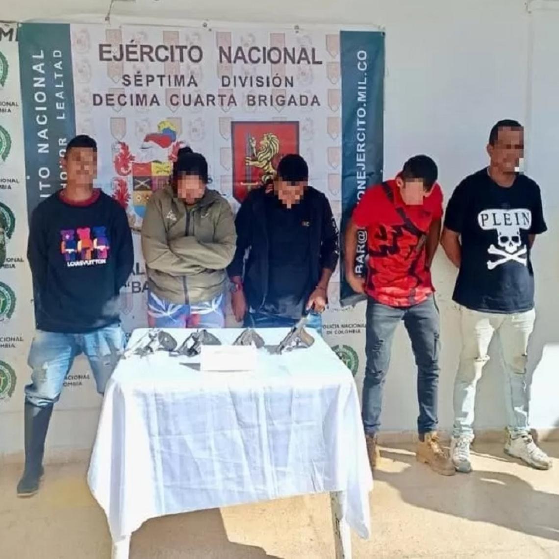 Ejército Nacional captura a cinco presuntos integrantes del Clan del Golfo en el Nordeste antioqueño