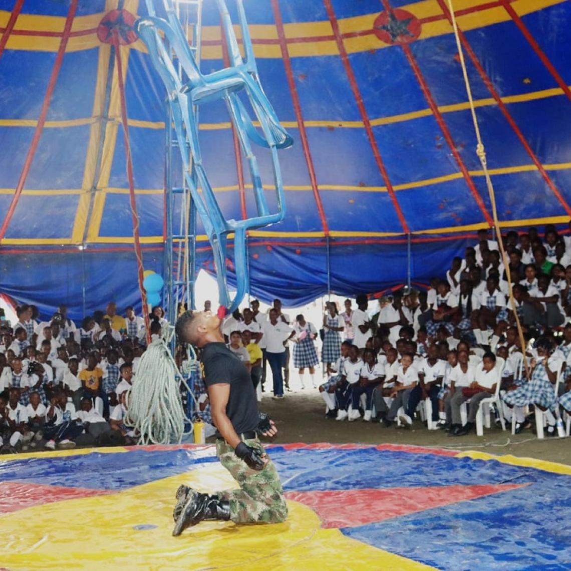 Buenaventura se viste de sonrisas con la carpa del Circo Colombia