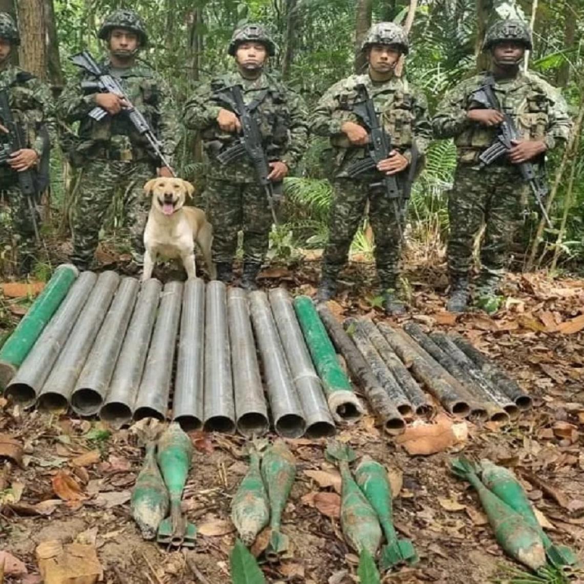 Ejército Nacional ubica y desmantela depósito ilegal con artefactos explosivos en Sardinata