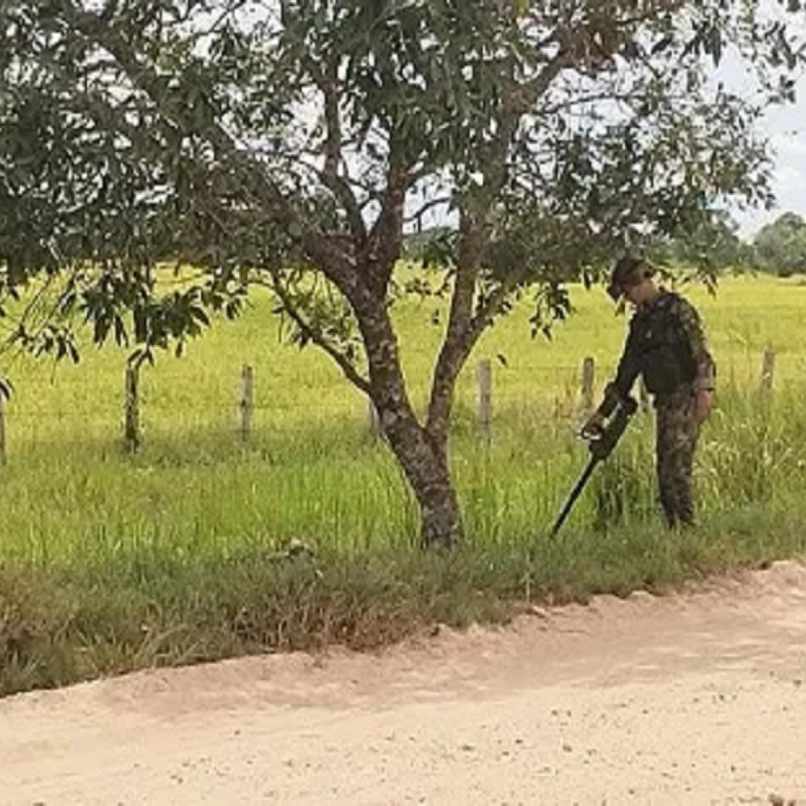 Ejército neutraliza artefacto explosivo ubicado sobre la vía Tame-Puerto Rondón, Arauca