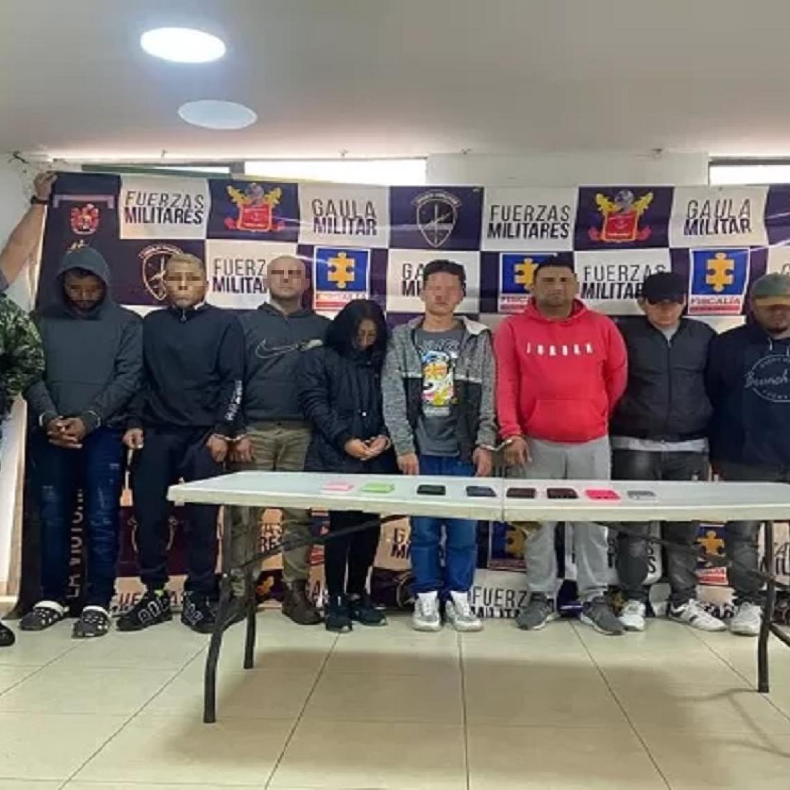 Ejército Nacional en coordinación con Policía y Fiscalía desarticulan banda dedicada a la extorsión en Soacha