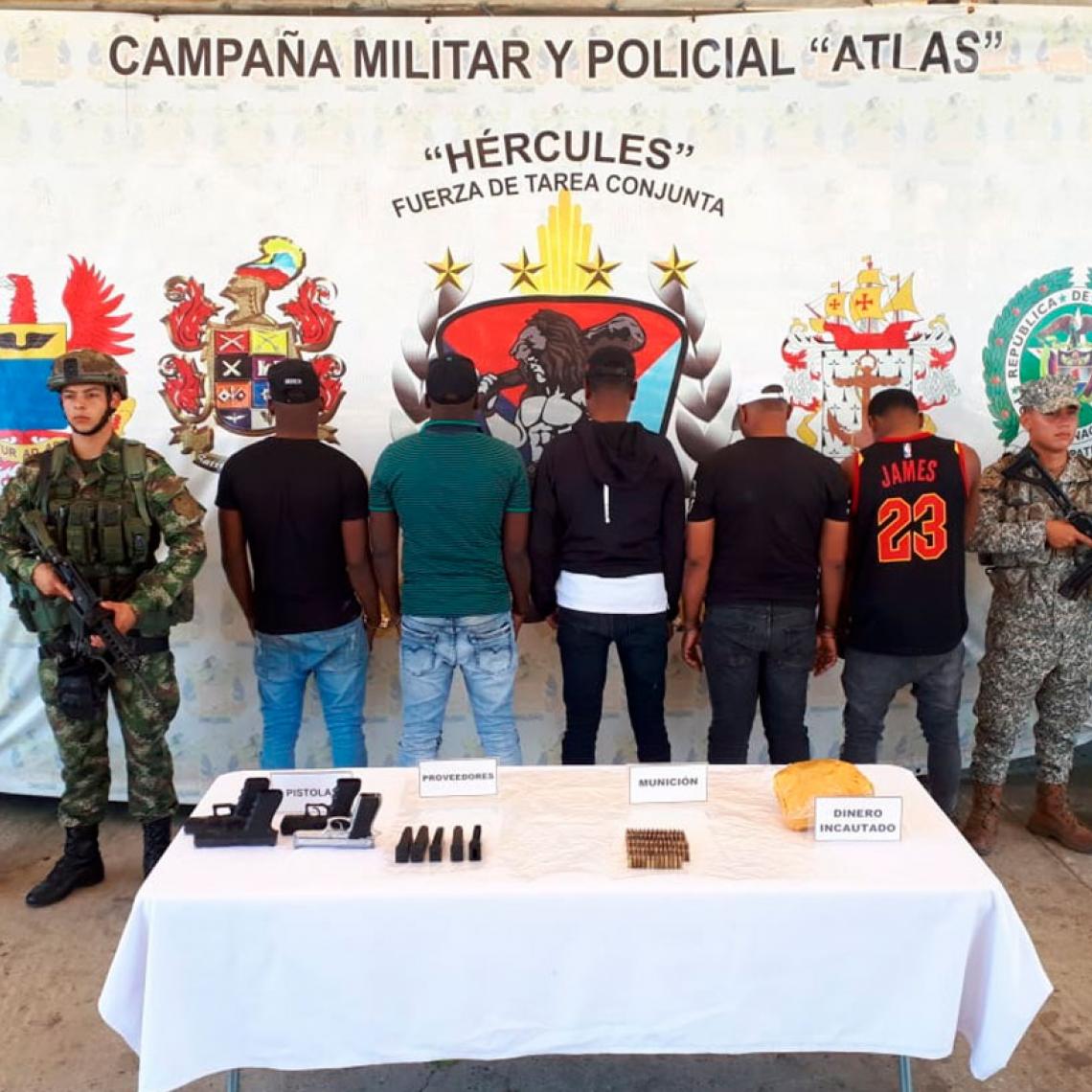 Capturados 5 integrantes del GAO residual ‘Oliver Sinisterra’ en el casco urbano de Olaya Herrera, Nariño