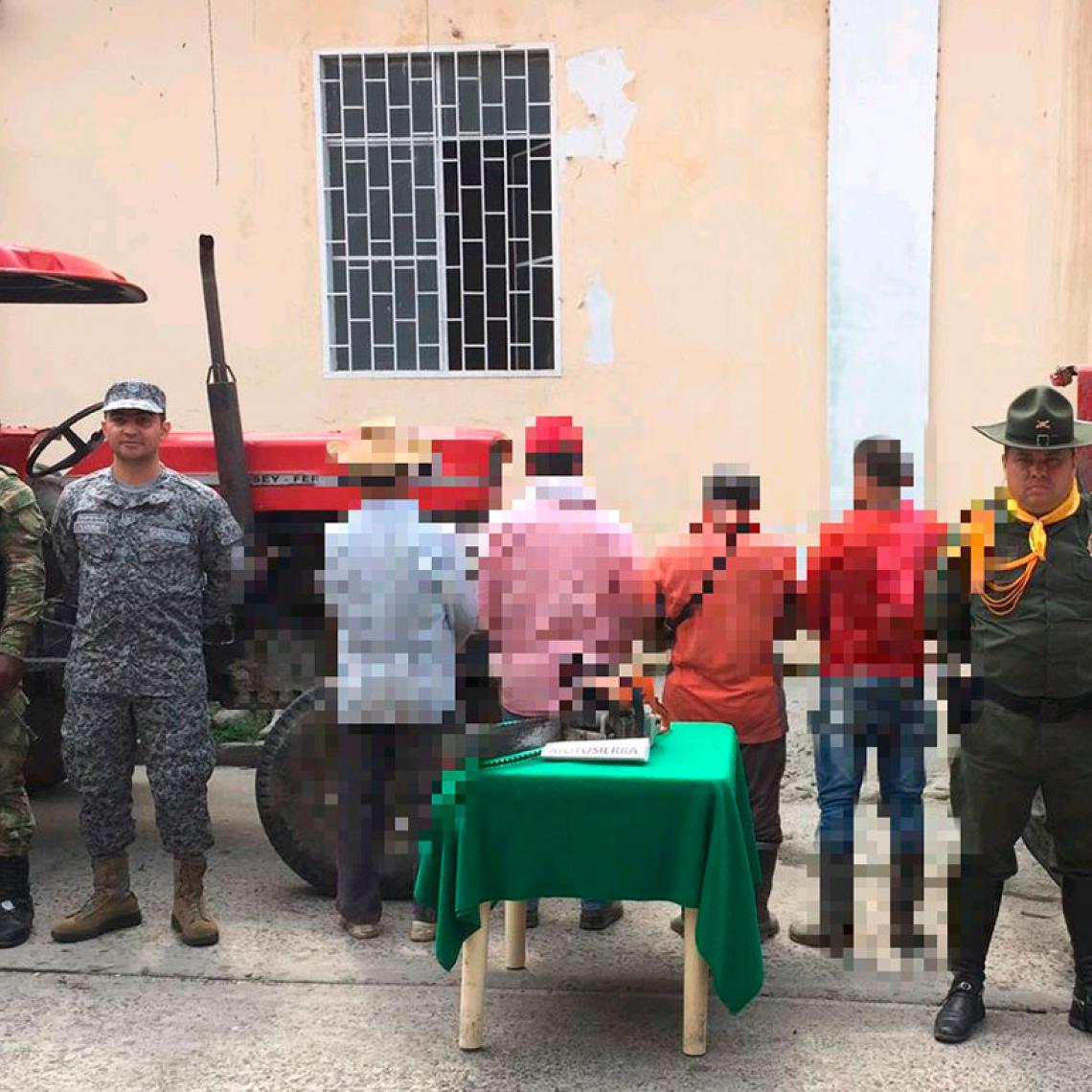 Cuatro capturados en operaciones contra la afectación al medio ambiente en el Tolima