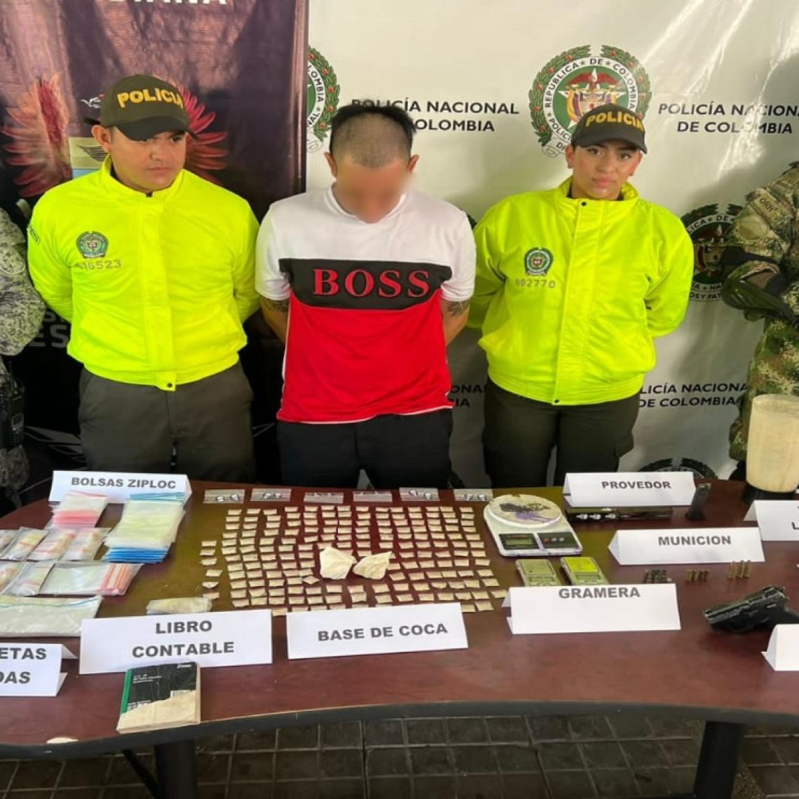 Detenido alias Caliche, presunto responsable del 60% del tráfico de estupefacientes en Melgar, Tolima