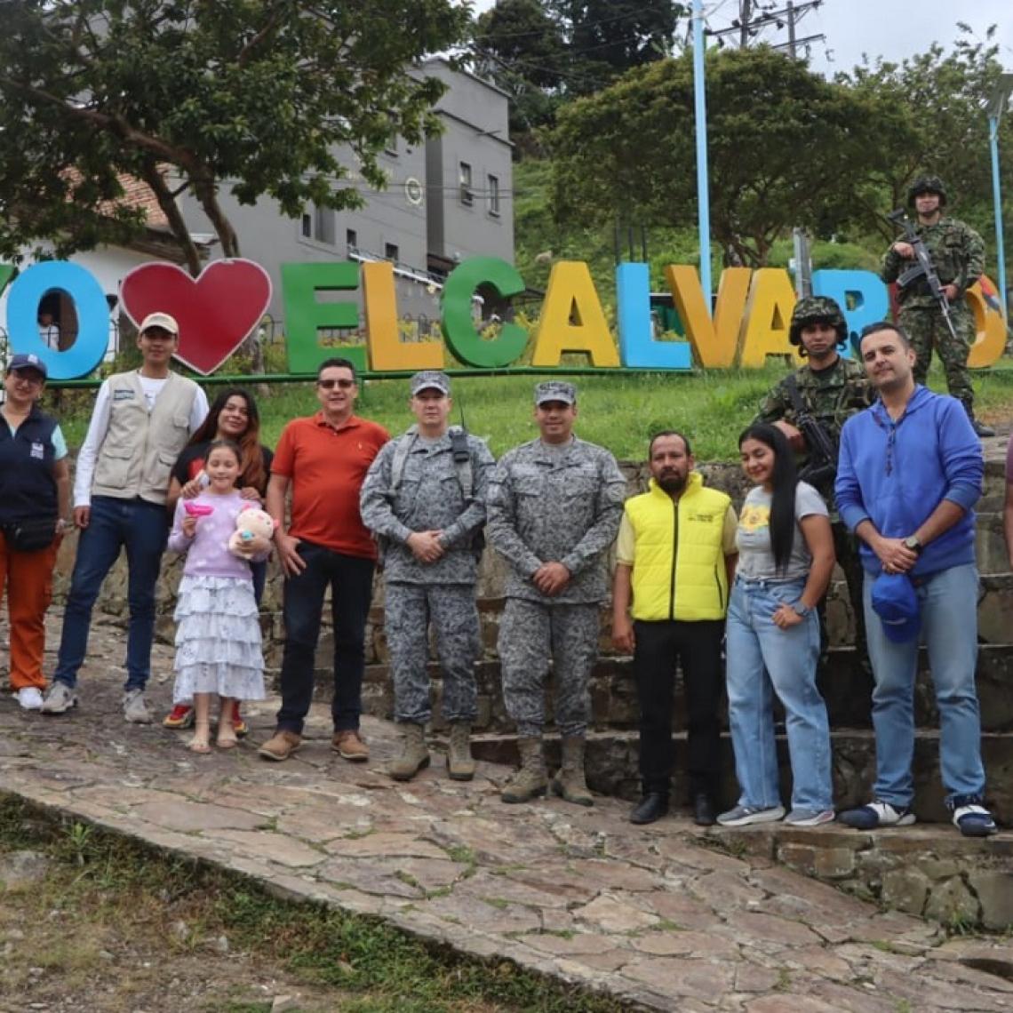Municipio de El Calvario recibe atención médica gracias a su Fuerza Aeroespacial Colombiana