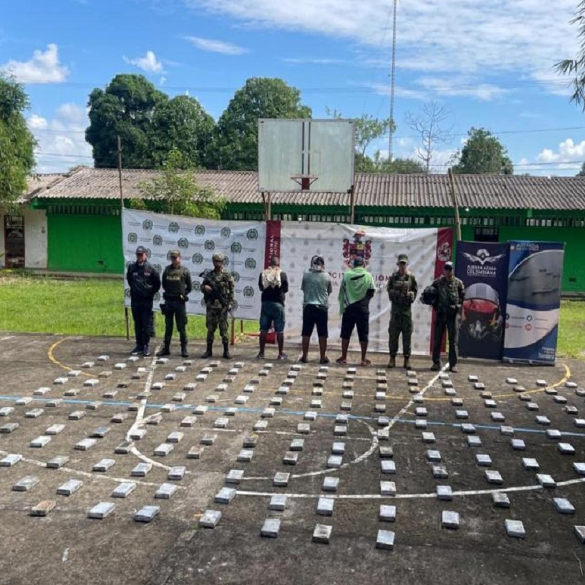  Incautación de clorhidrato de cocaína en el Meta