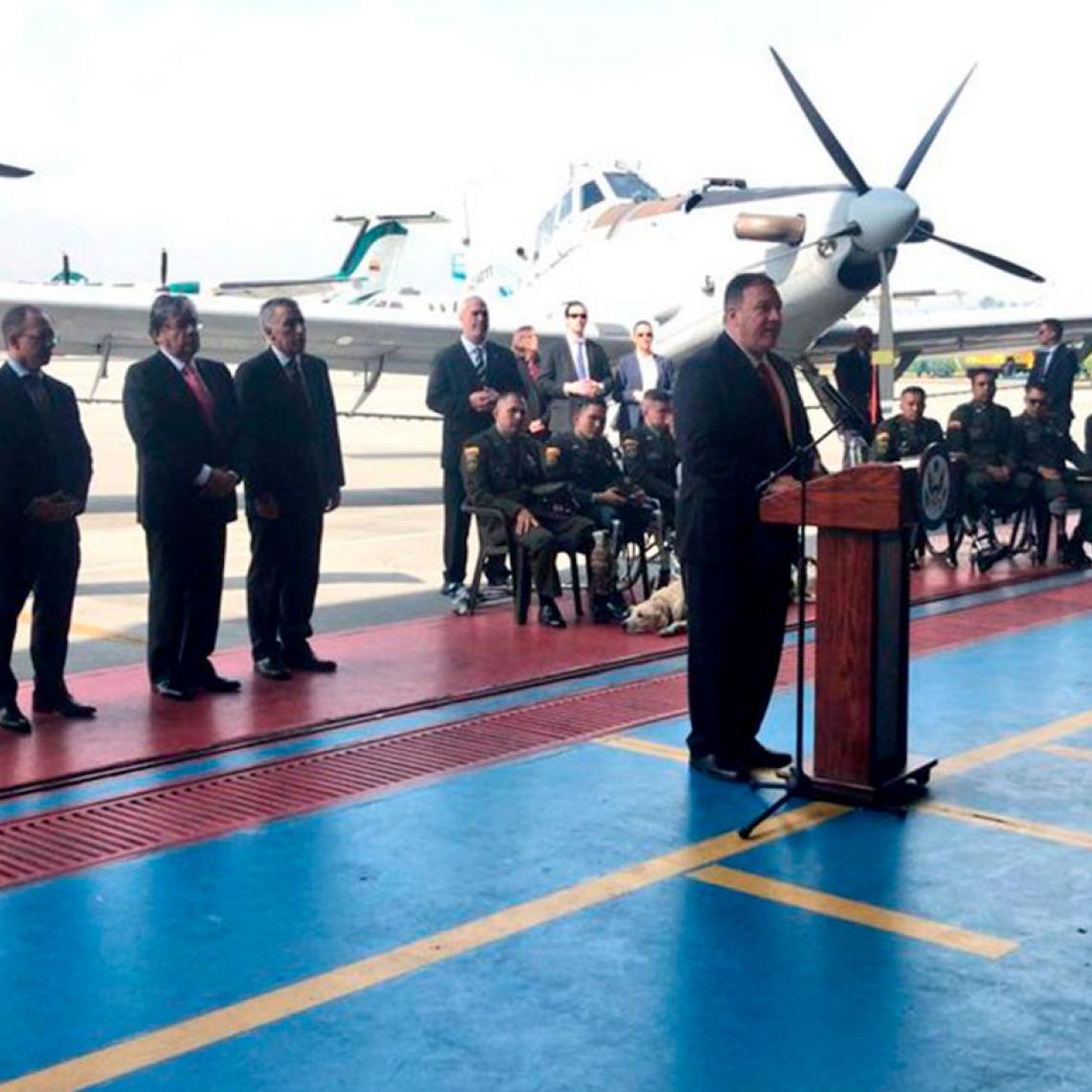 Secretario de Estado de EE.UU. manifiesta respaldo a lucha de Colombia contra el narcotráfico