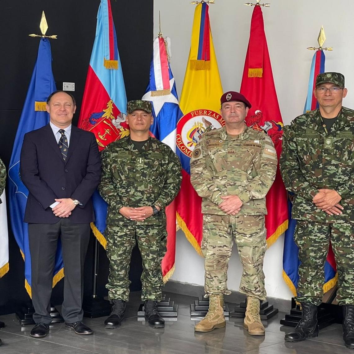 Colombia y Chile fortalecen capacidades y conocimiento de la Doctrina Militar Conjunta 
