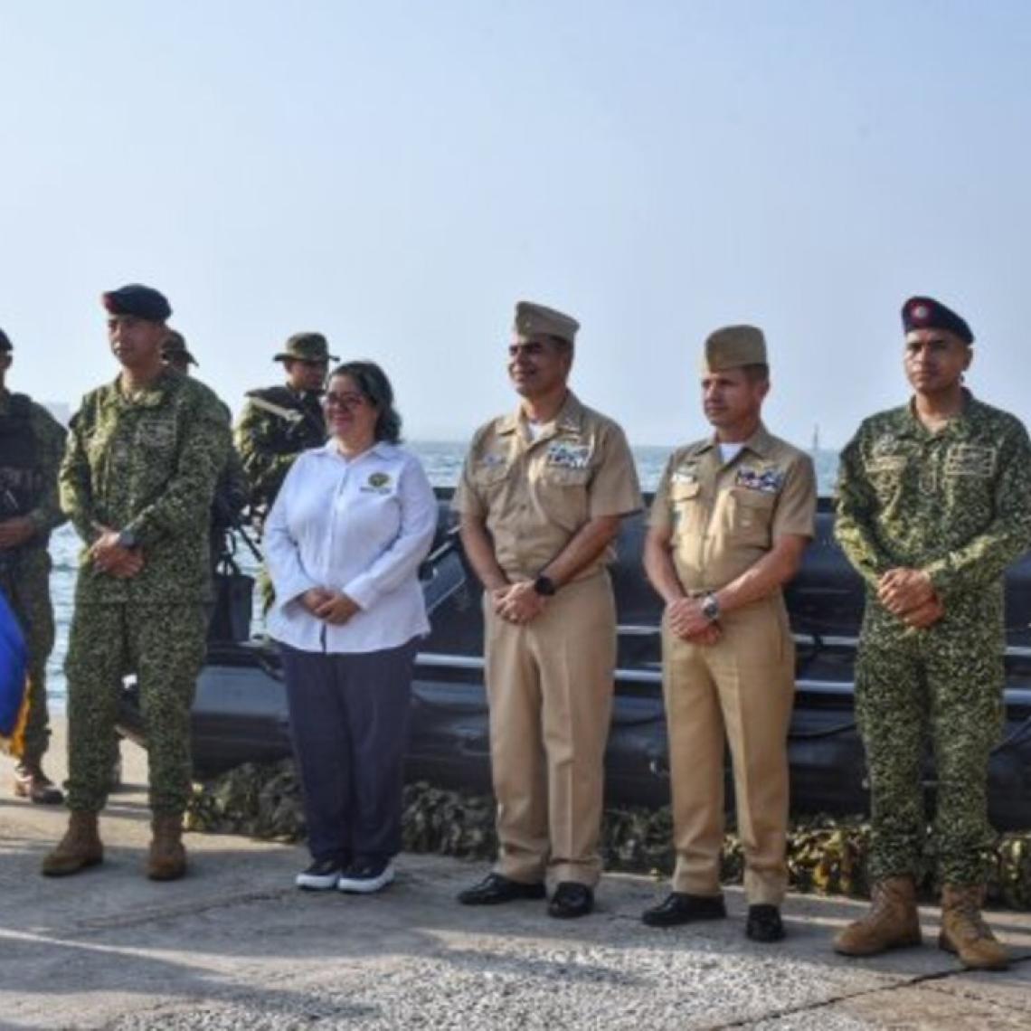 Armada de Colombia fortalece sus capacidades logísticas para la seguridad del puerto