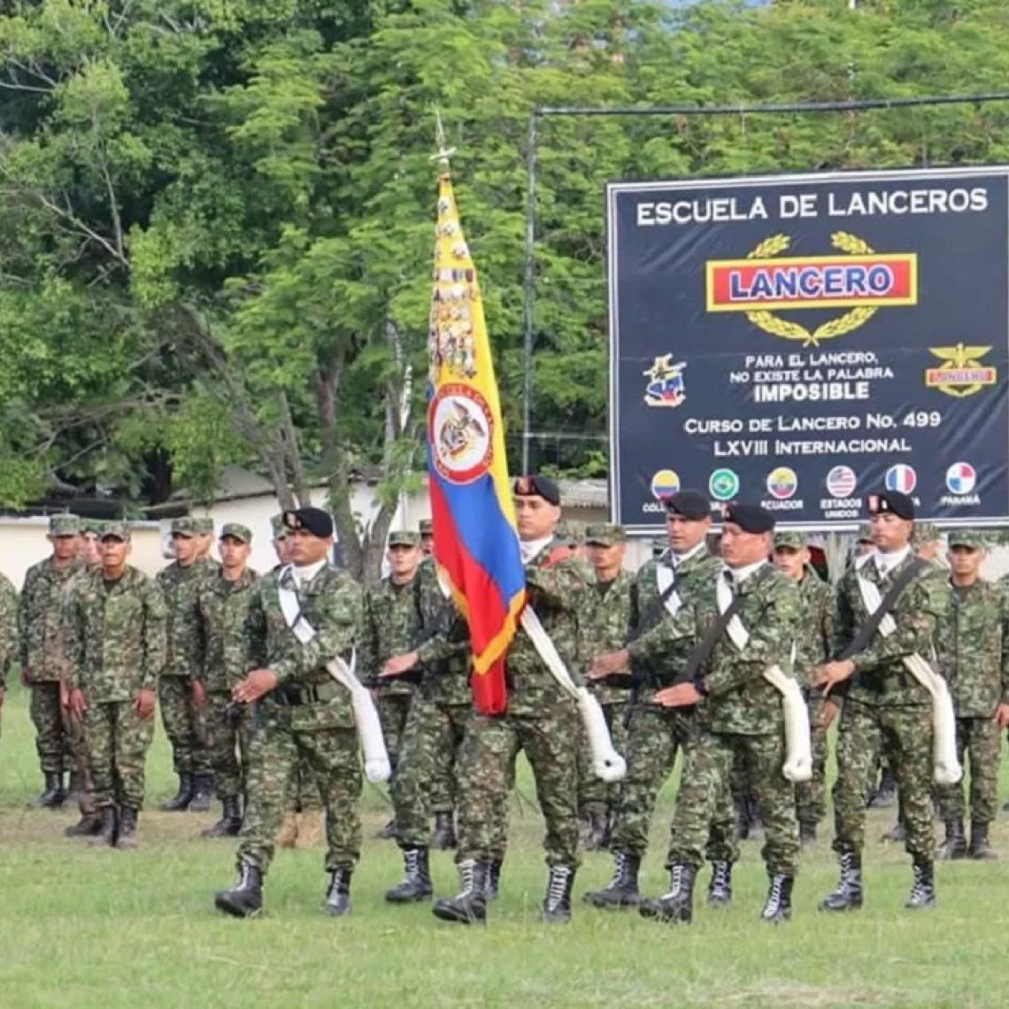 Con la participación de seis países, se clausuran las versiones 499 y 500 del Curso de Lancero Internacional