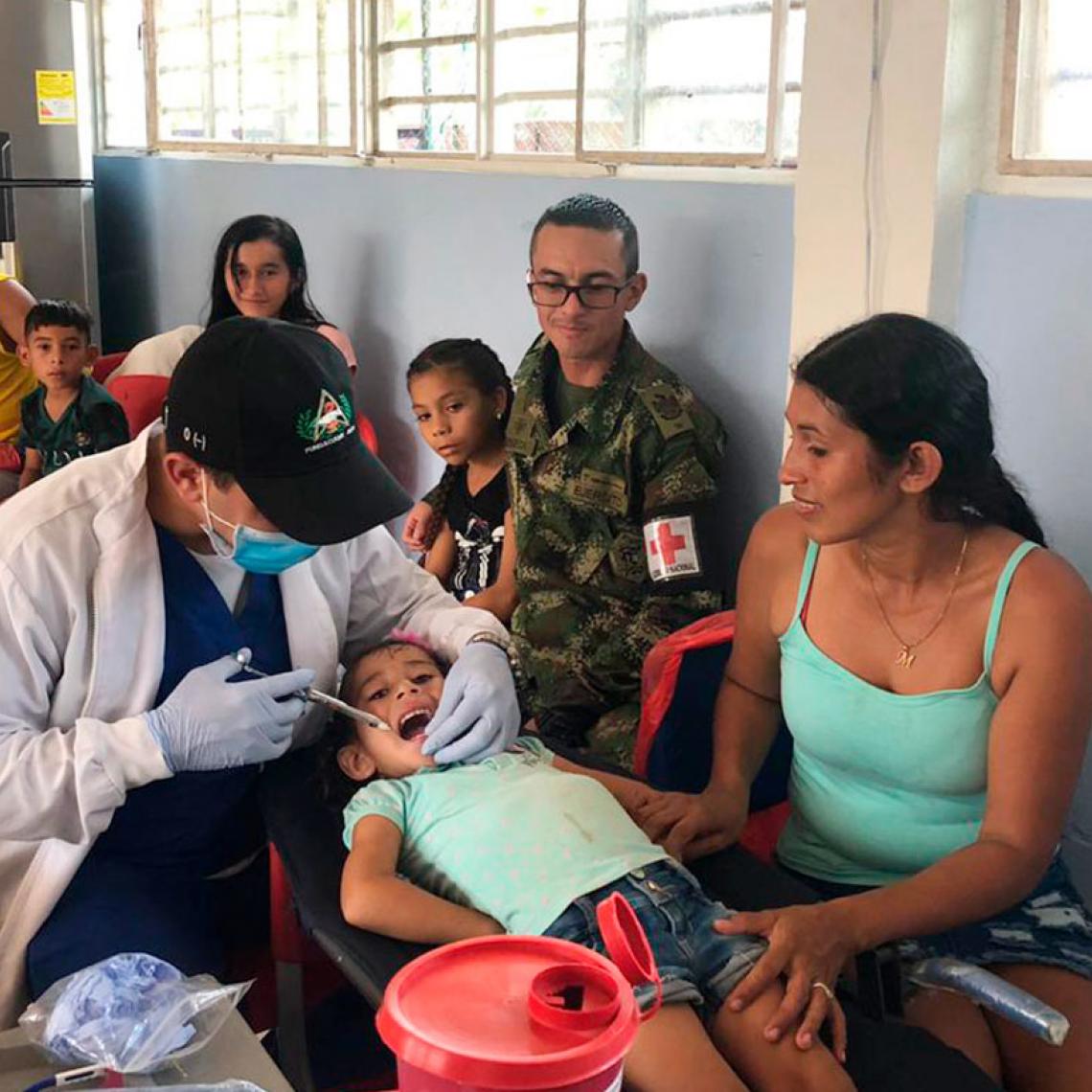 Ejército Nacional brinda bienestar a los habitantes de Veta Central