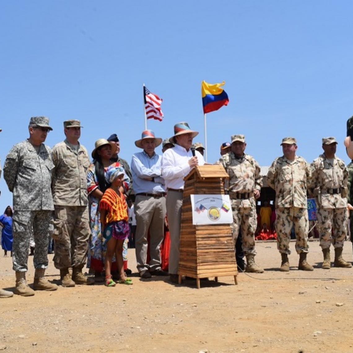 Comunidad Wayúu de la Alta Guajira recibió visita del Gobierno Nacional y de los Estados Unidos