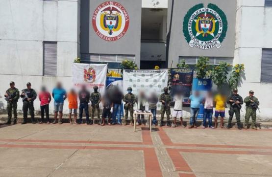 Capturados 15 presuntos integrantes del gao “Clan del Golfo” en Bolívar