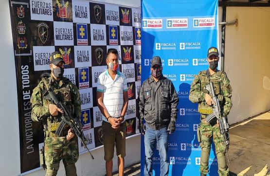 Gaula Militar Casanare captura en flagrancia a un extorsionista 