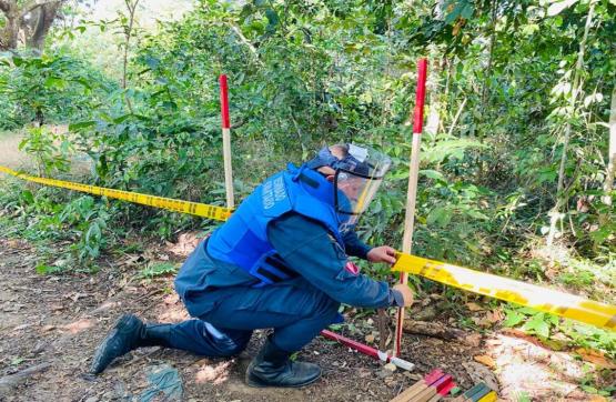 Municipio huilense logró declararse libre de sospecha de minas antipersonal