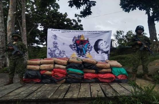Continúa la ofensiva de la armada de Colombia contra el narcotráfico
