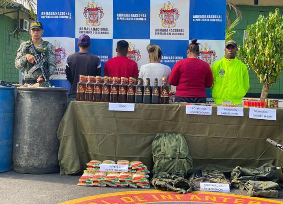 Armada de Colombia captura a tres sujetos de nacionalidad venezolana en el Vichada 