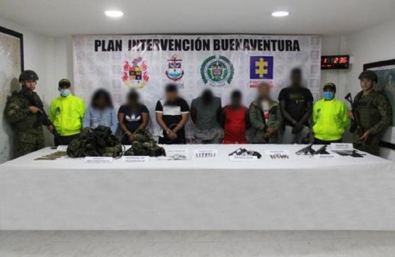 Capturados siete presuntos integrantes del “Clan del Golfo” en Chocó