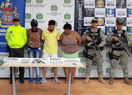 Gaula de la Armada de Colombia golpea banda al servicio del microtráfico